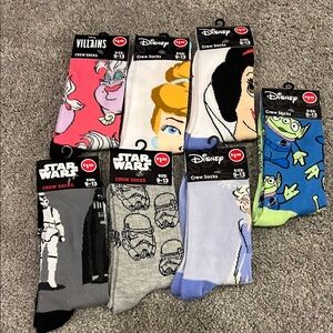 Disney women’s socks lot size 9-13